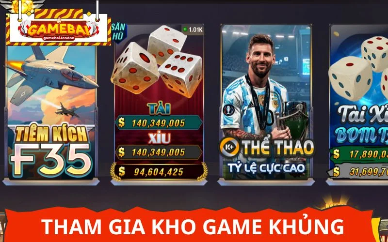 Kho game hấp dẫn không thể bỏ qua khi gia nhập sân chơi đổi thưởng