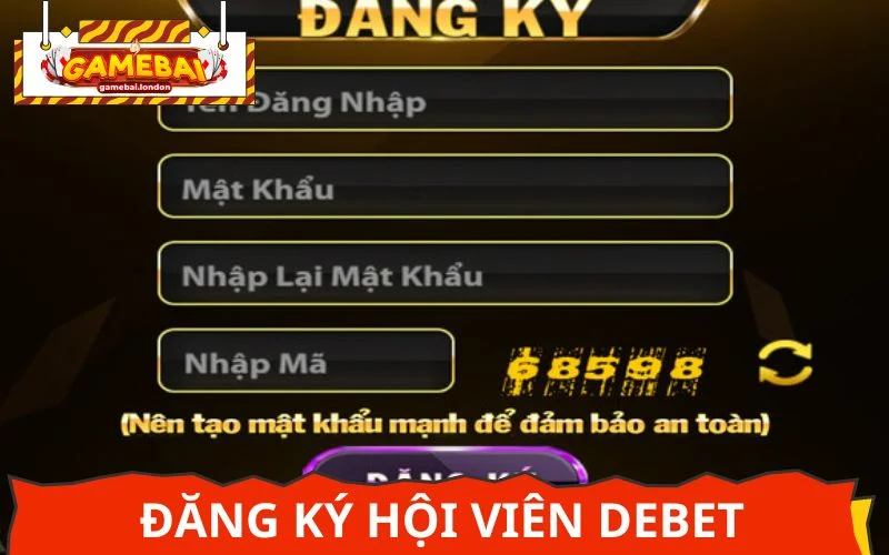 Tạo tài khoản nhanh chóng trong vòng vài phút để tham gia cá cược