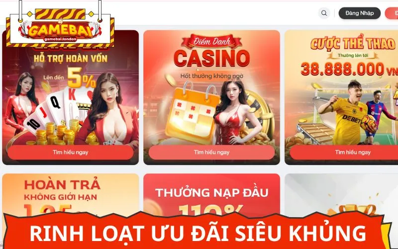 Nhận ngay loạt ưu đãi bỏng tay khi tham gia trải nghiệm tại nền tảng