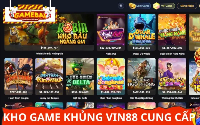 Kho game cược siêu khủng dành cho tất cả các hội viên tham gia